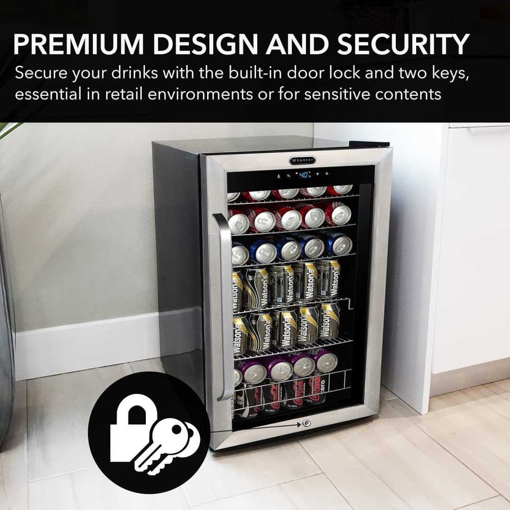 121 Cans BR-1211DS Beverage Refrigerator