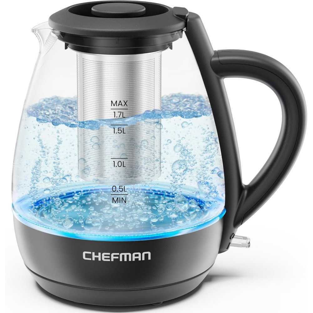 Glass Electric Tea Kettle for Fast Boiling and Safety Features