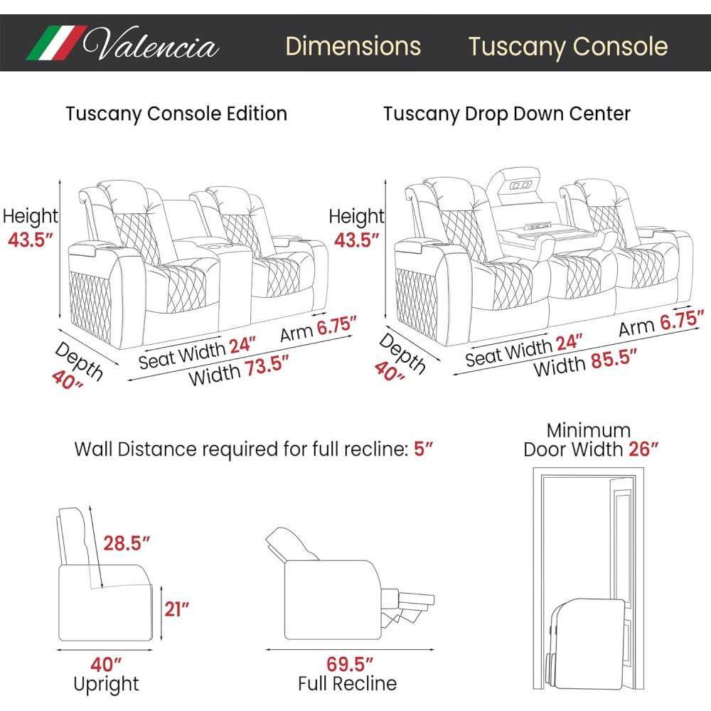 Premium Italian Leather Seating with Power Headrest, Lumbar Support, and Drop-Down | TekChoice Electronics