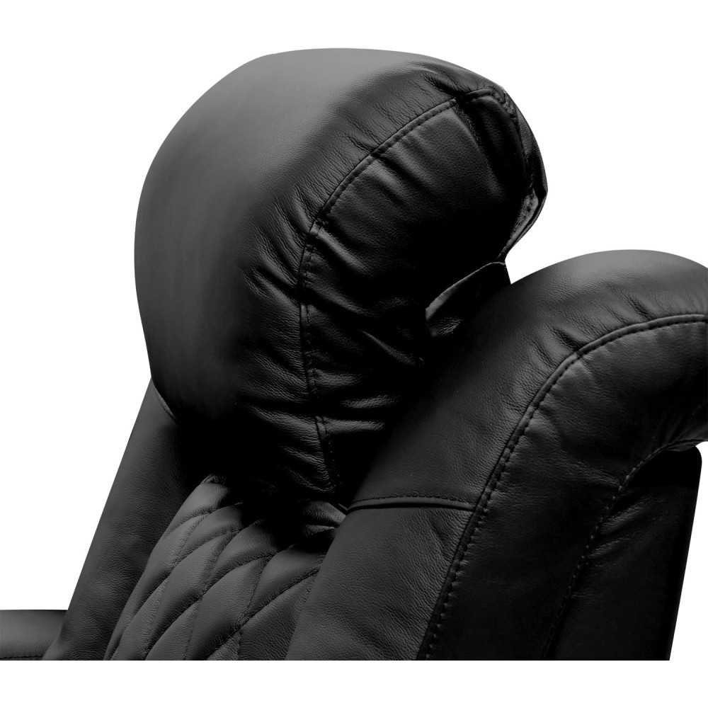 Premium Italian Leather Seating with Power Headrest, Lumbar Support, and Drop-Down | TekChoice Electronics