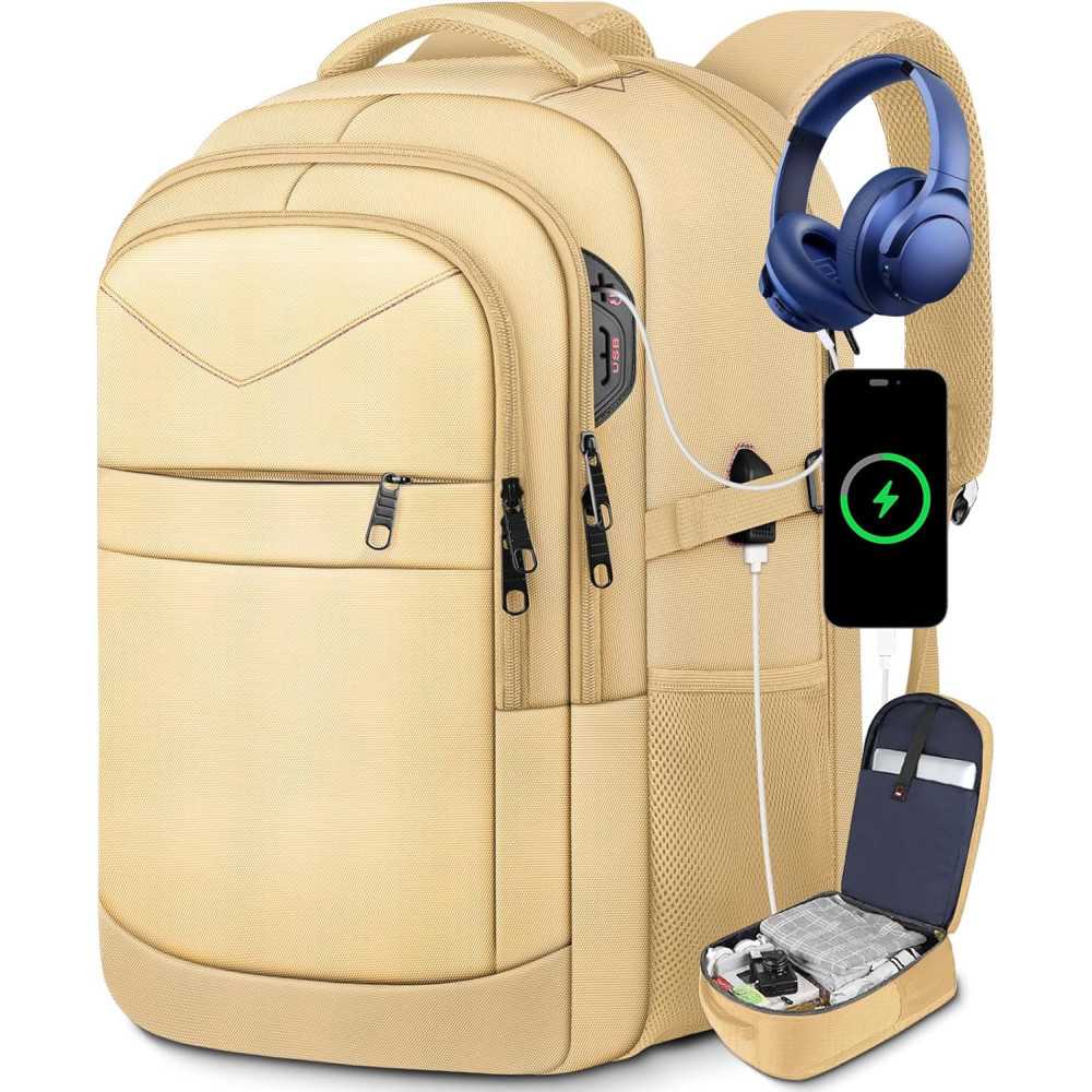 Large School Backpack w/ USB Port