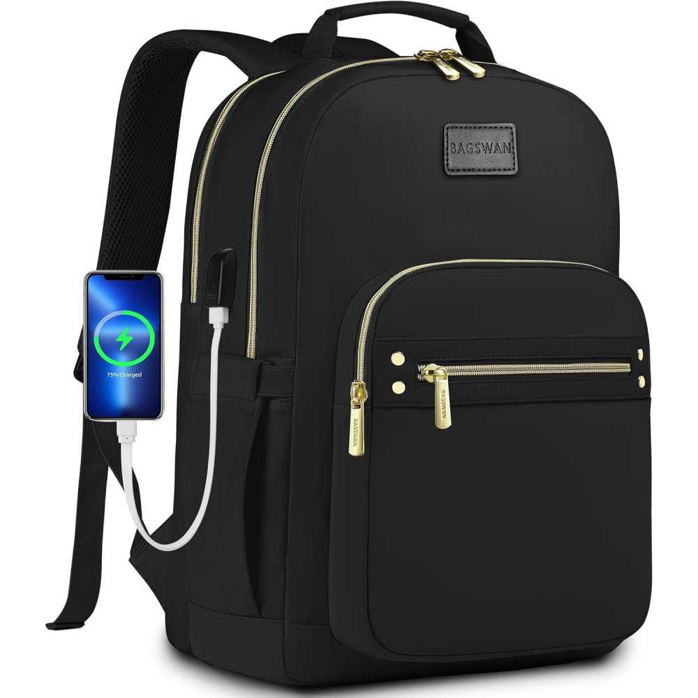 Extra Large School Backpack w/ USB Port and TSA Approval