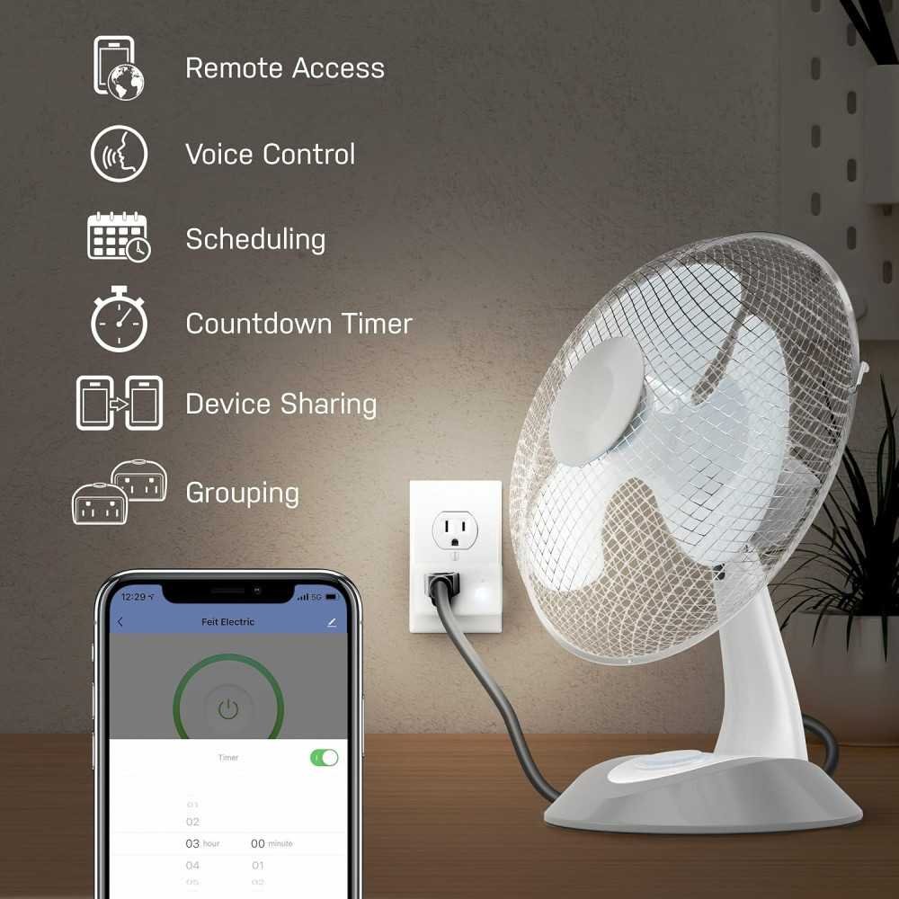 Smart WiFi Plug for Easy Remote Control and Night Light Feature | TekChoice Electronics