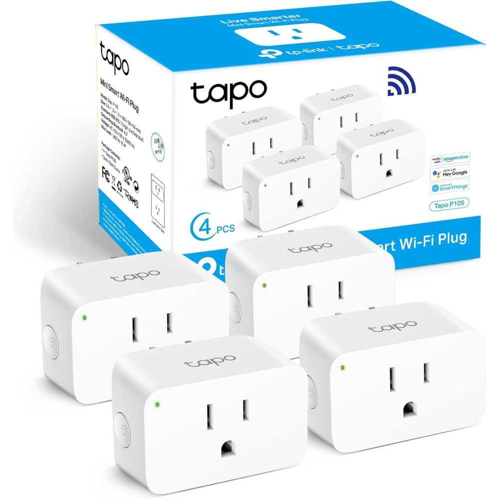 TP-Link Tapo Smart Plug Mini - Easy Setup, Voice Control Compatibility & UL Certification | TekChoice Electronics