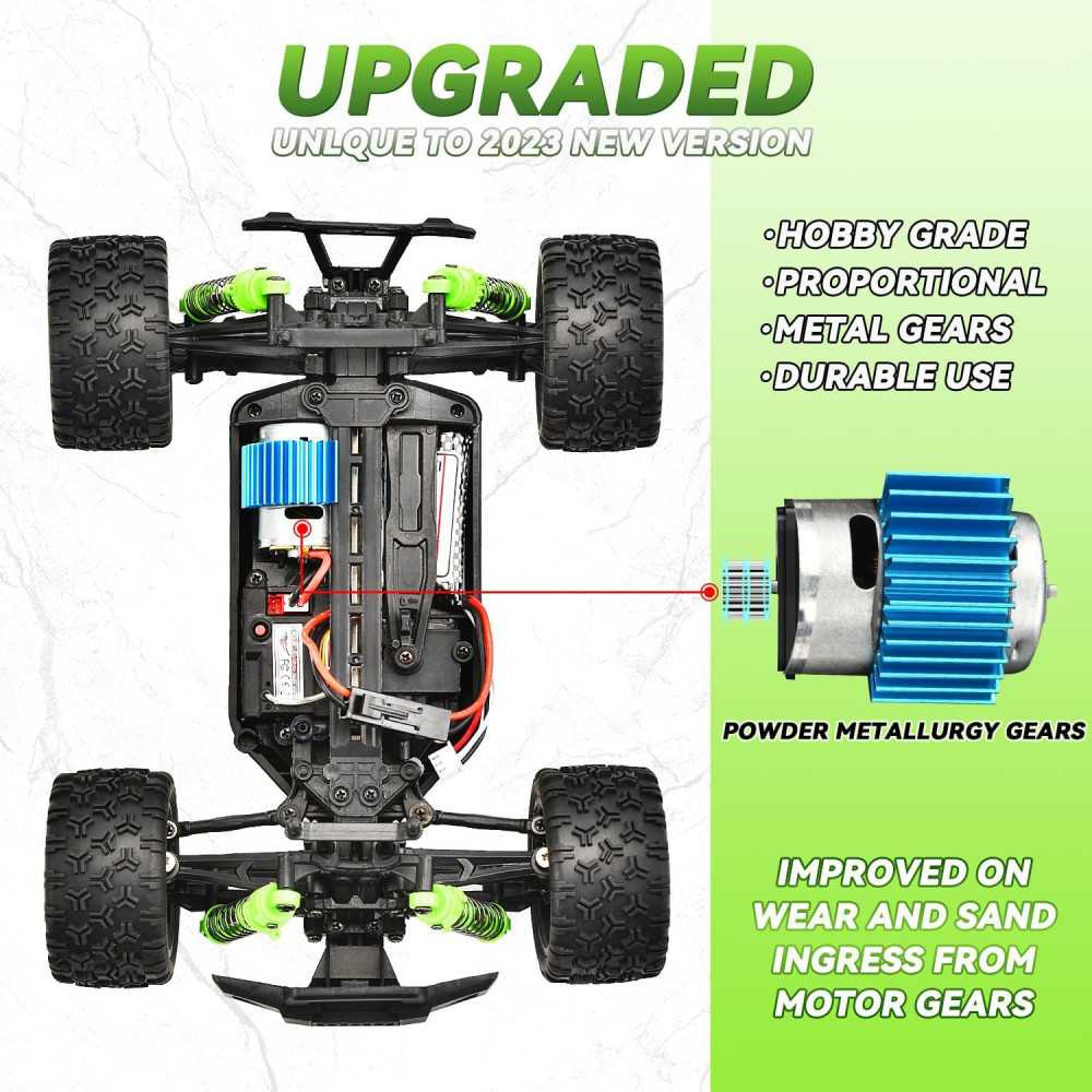 All Terrain Remote Control Car w/ 36 KPH High Speed 4WD for Off-Road Adventures