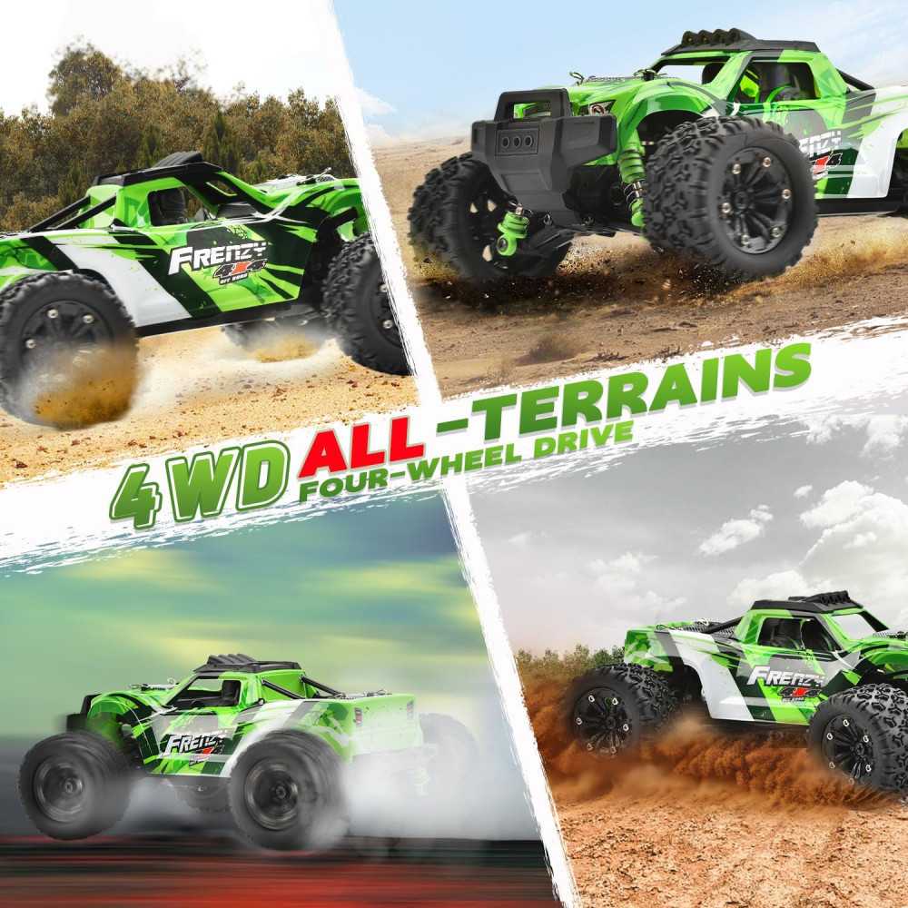 All Terrain Remote Control Car w/ 36 KPH High Speed 4WD for Off-Road Adventures