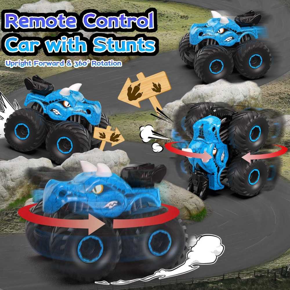 Roar and Roll: Dinosaur Remote Control Car