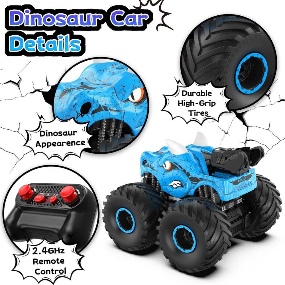 Roar and Roll: Dinosaur Remote Control Car