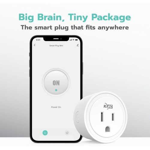 ETL Certified Wi-Fi Outlets for Smart Control of Lights and Devices, Compatible with Alexa and Google Home | TekChoice Electronics