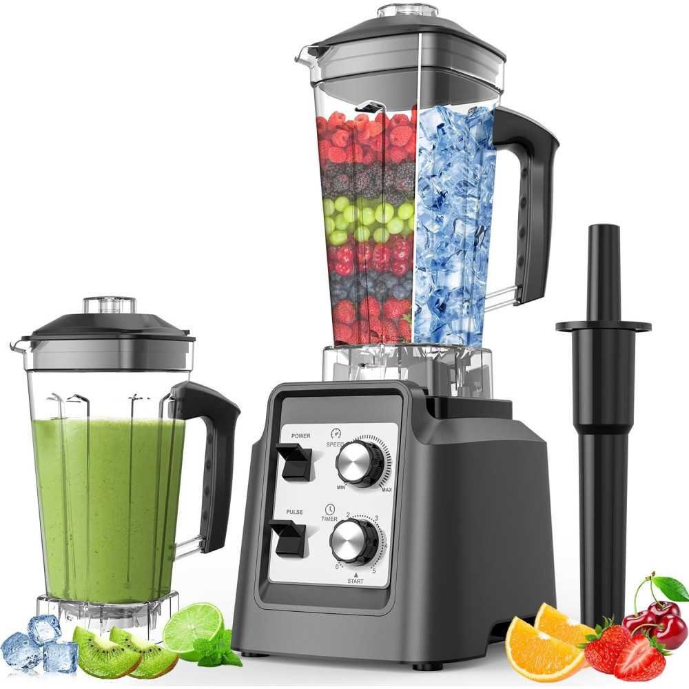 1800 Peak Watts Smoothie Blender - Perfect for Blending, Juicing, Grinding, and Crushing Ice | TekChoice Electronics