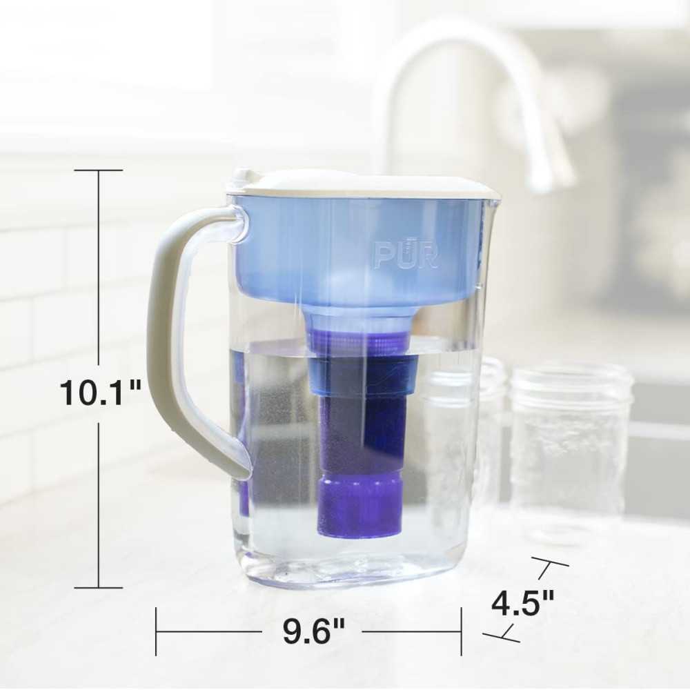 Pure Hydration Water Filter Pitcher for Clean and Safe Drinking Water