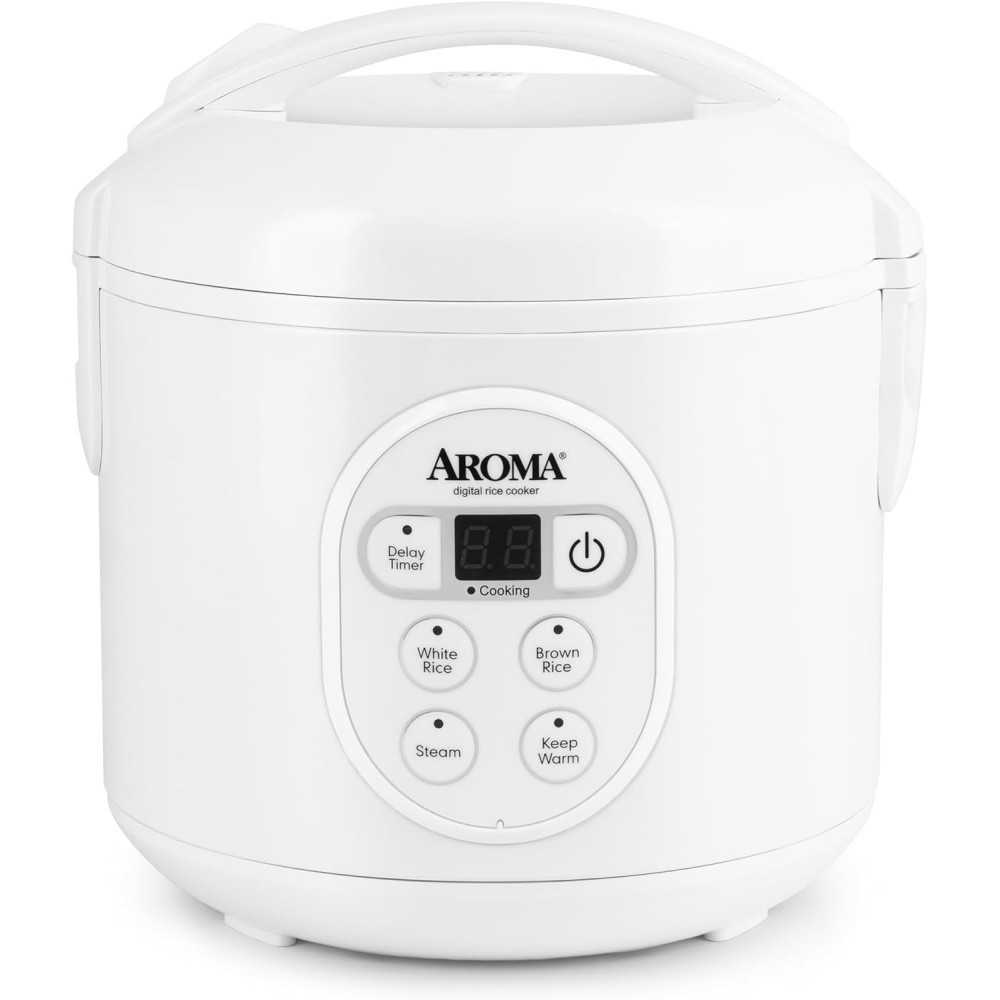 GreenLife 4-Cup Digital Rice Cooker w/ PFAS-Free Ceramic Pot and Auto Presets