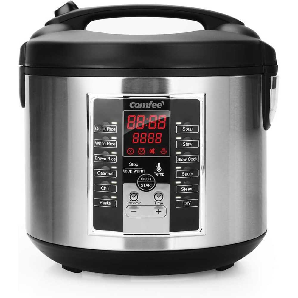 COMFEE' 10-Cup Multi Cooker w/ 12 Digital Cooking Programs