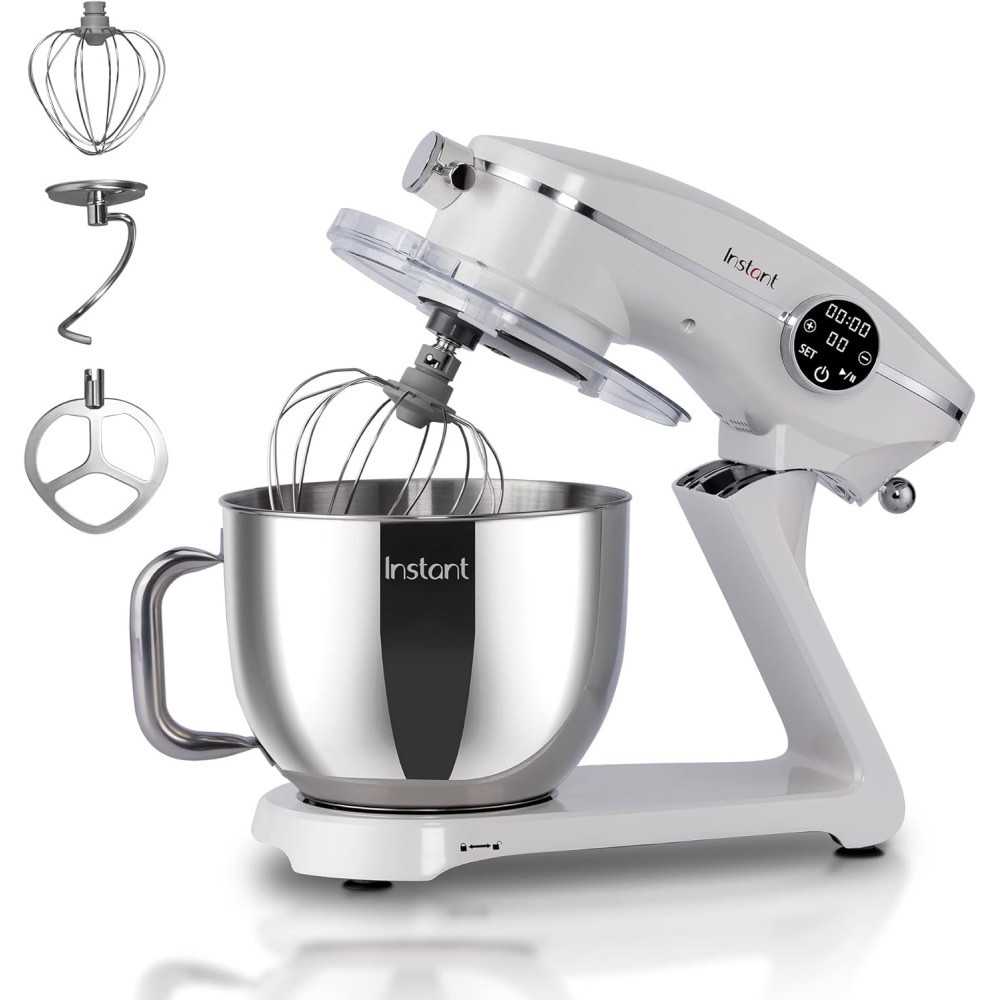 Instant Pot Stand Mixer Pro: Streamlined 10-Speed Power and Easy-Clean Stainless Steel Bowl Included