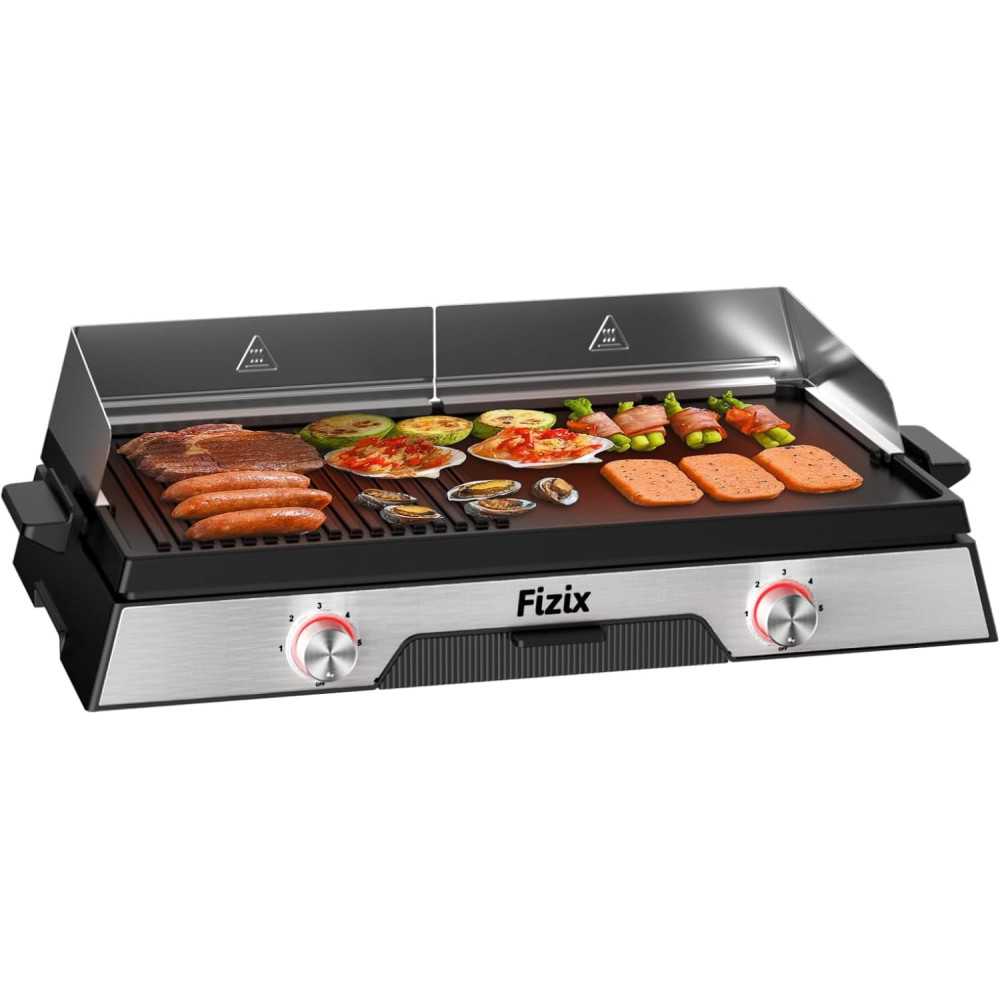 Electric Indoor Griddle and BBQ Grill for Fast, Flavorful Cooking