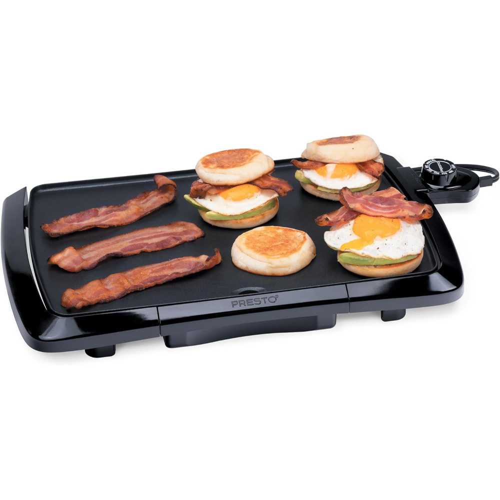 HealthyBites 20-inch Electric Griddle for Flawless Breakfasts and Delicious Burgers