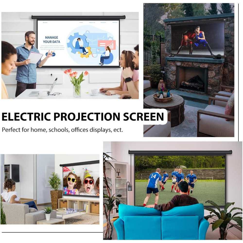 100 inch Electric Motorized Projector Screen