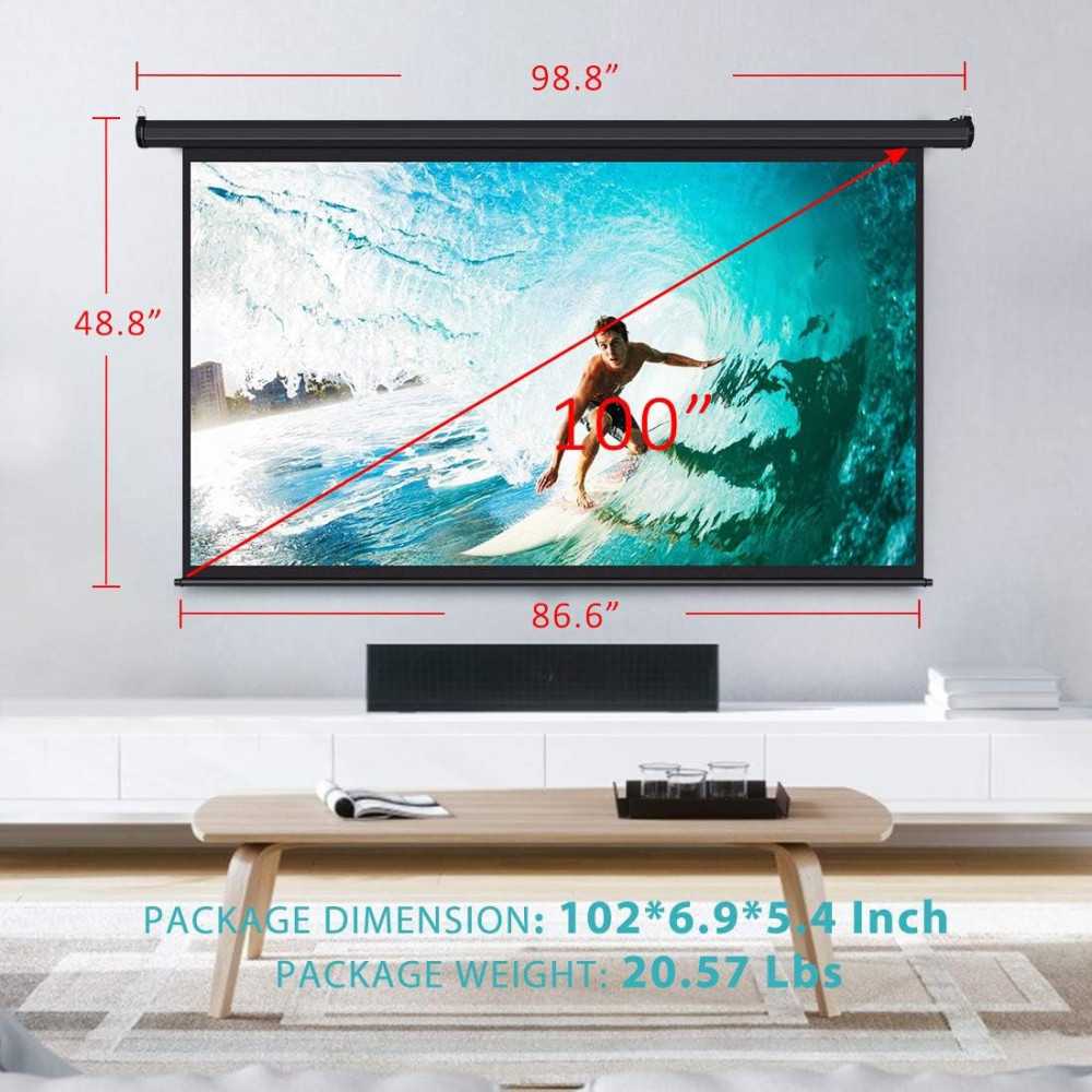 100 inch Electric Motorized Projector Screen