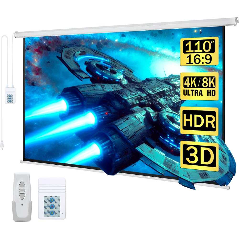 100 inch Electric Motorized Projector Screen