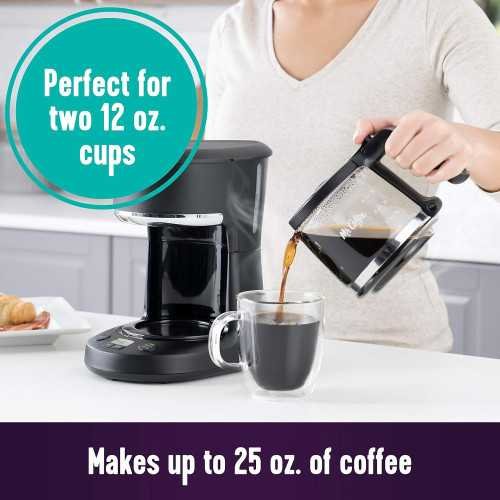 Mr. Coffee's 5-Cup Programmable Coffee Maker with Auto Pause and Compact Design | TekChoice Electronics