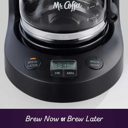 Mr. Coffee's 5-Cup Programmable Coffee Maker with Auto Pause and Compact Design | TekChoice Electronics