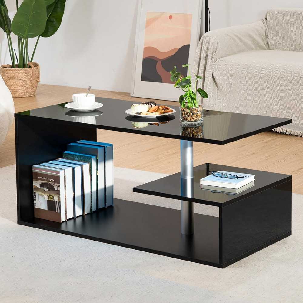 Modern LED Nightstands with Smart Features & High Gloss Drawers