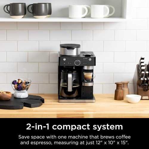 Ninja Espresso & Coffee Maker Barista System | TekChoice Electronics