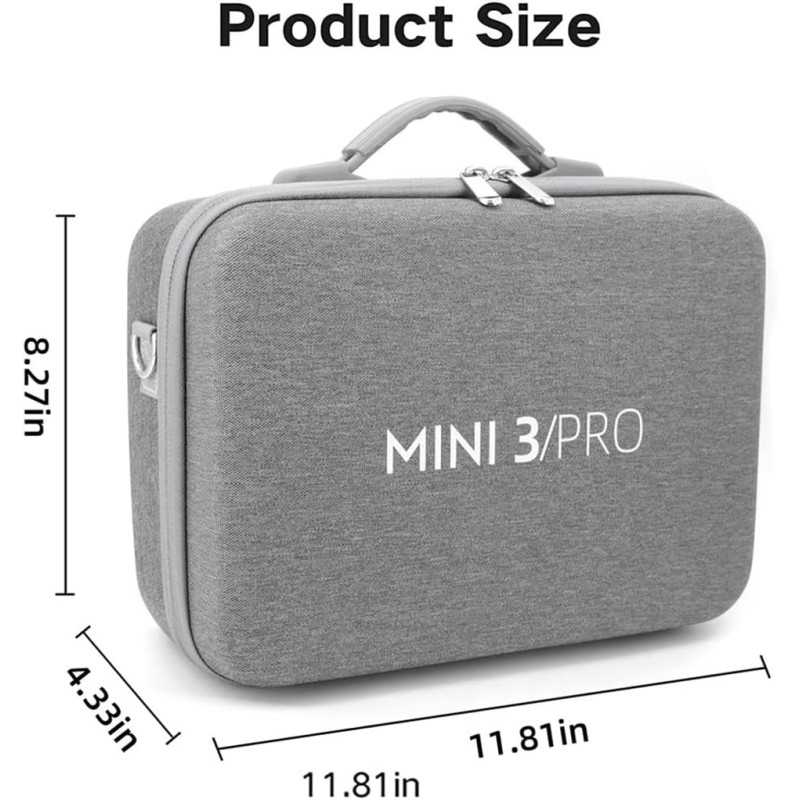 Black Yueli Mini 3 Pro Carrying Case Storage Bag