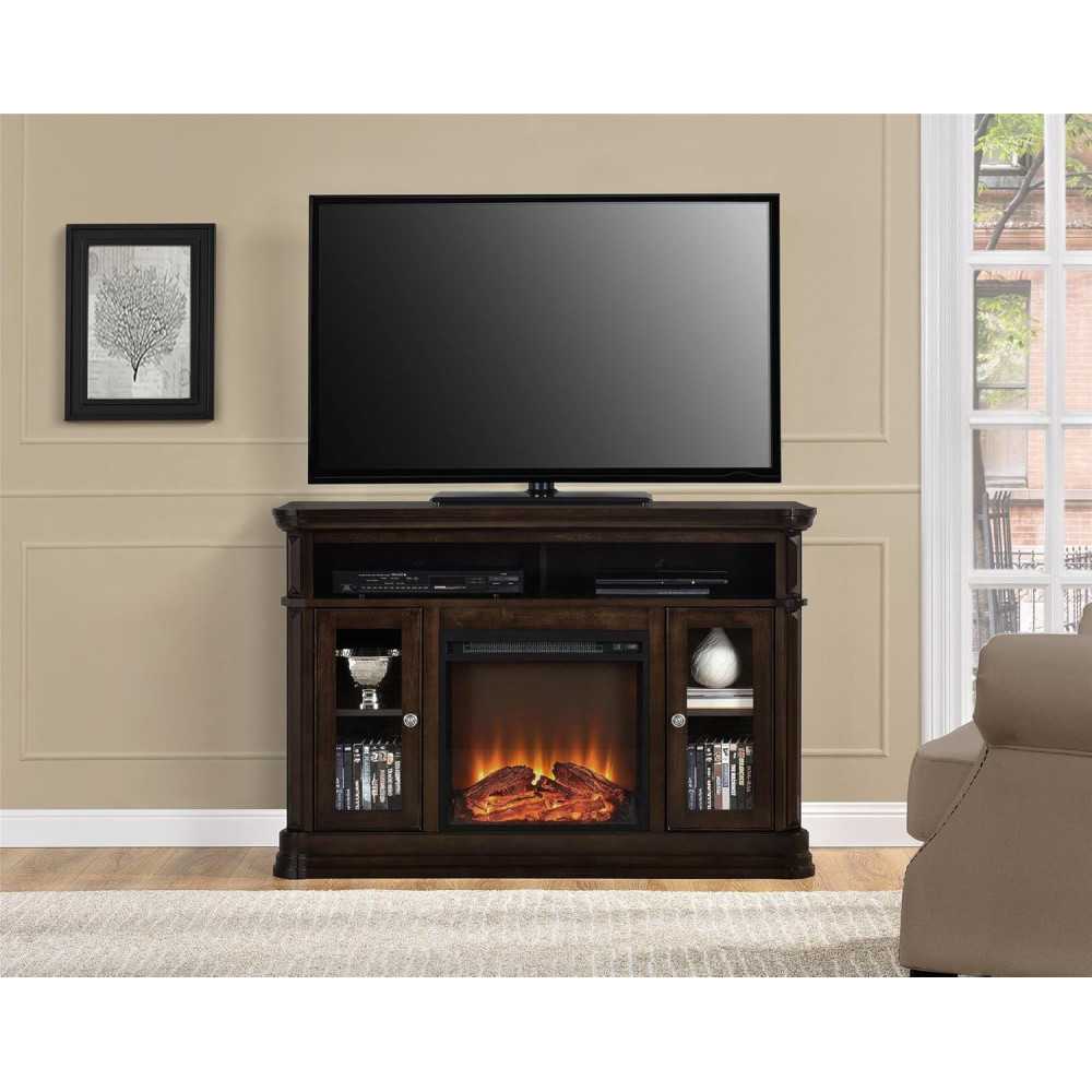 Home Brooklyn Fireplace TV Stand