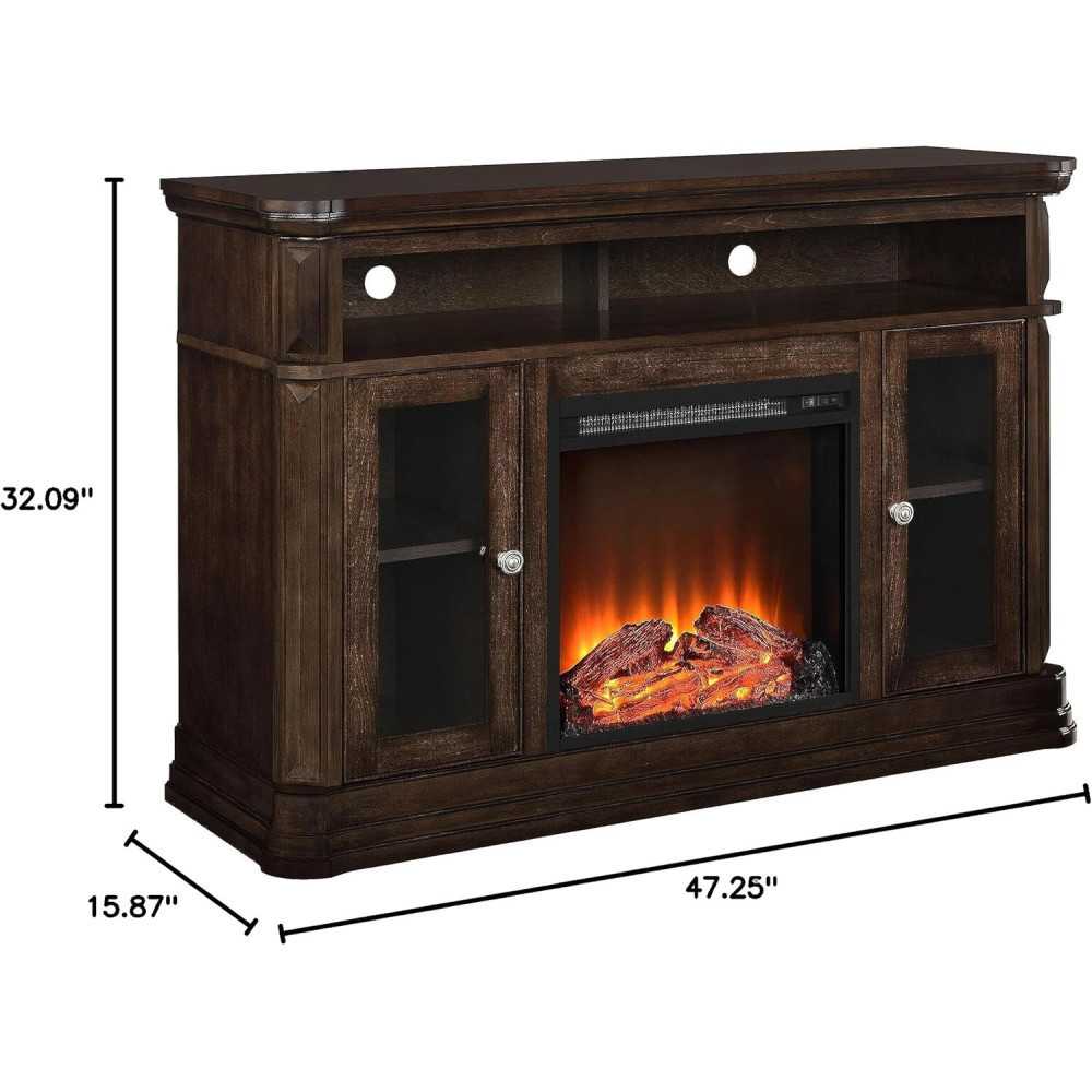 Home Brooklyn Fireplace TV Stand