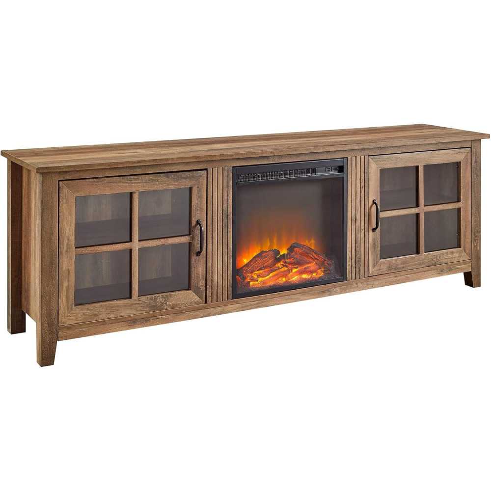 Home Brooklyn Fireplace TV Stand