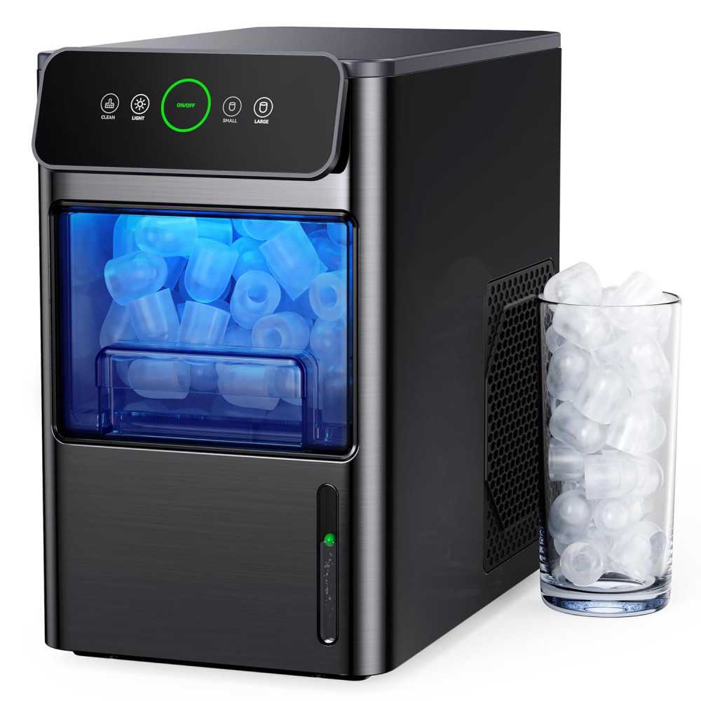 Portable Ice Maker - Your 6-Minute Bullet Ice Solution for Kitchen, Office, and Camping Adventures