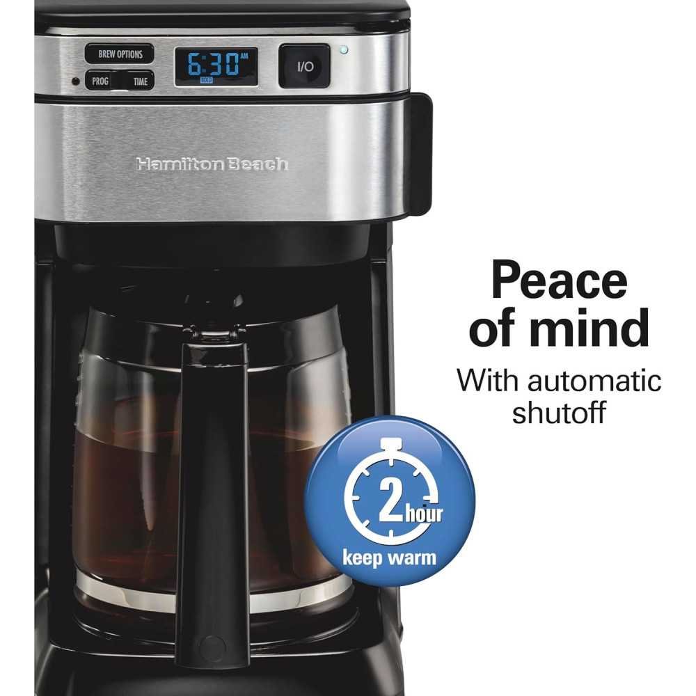 12-Cup Coffee Maker with Front Access Easy Fill & Pause and Serve Feature | TekChoice Electronics