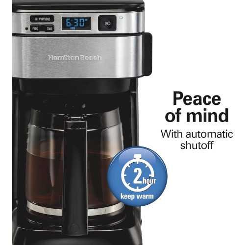 12-Cup Coffee Maker with Front Access Easy Fill & Pause and Serve Feature | TekChoice Electronics