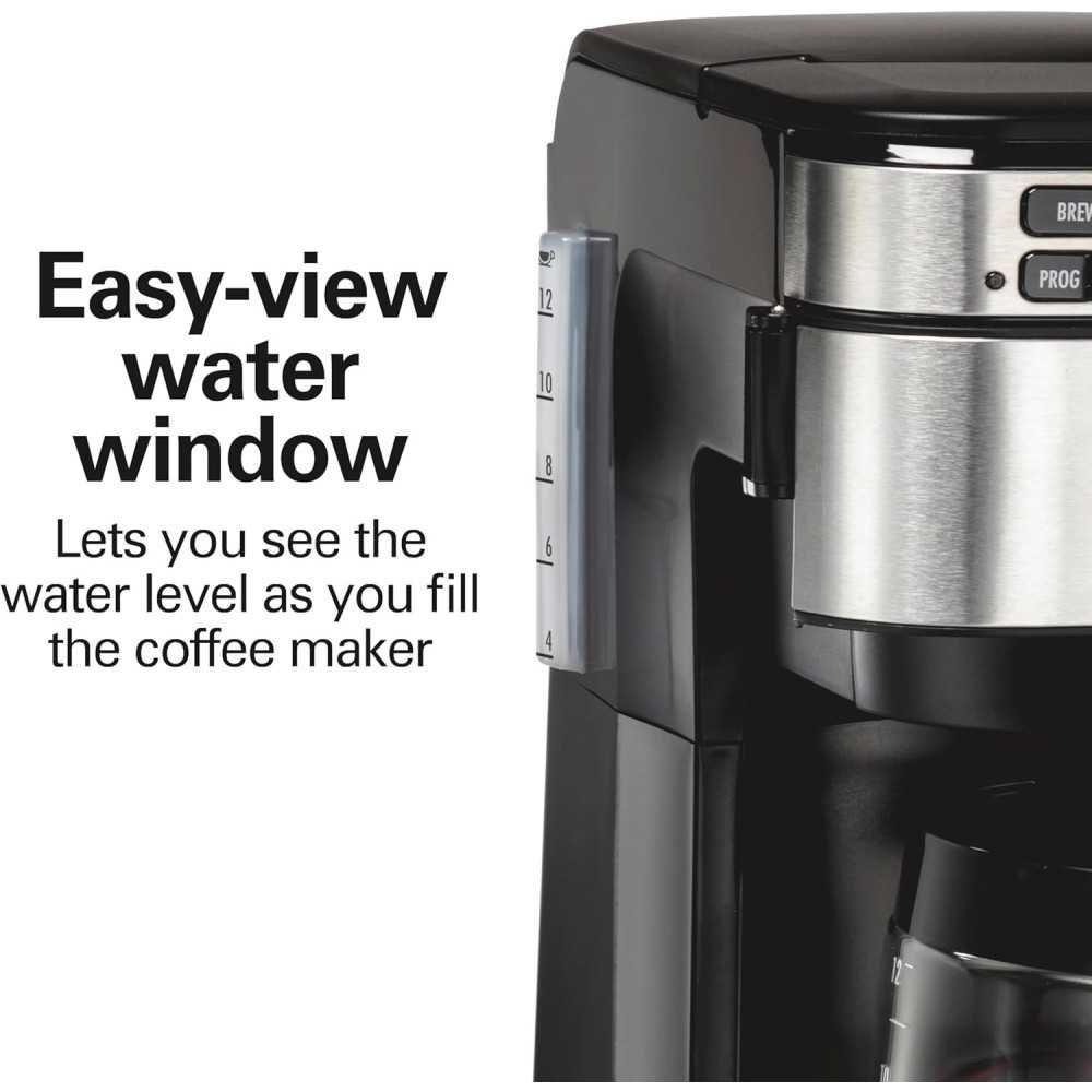 12-Cup Coffee Maker with Front Access Easy Fill & Pause and Serve Feature | TekChoice Electronics