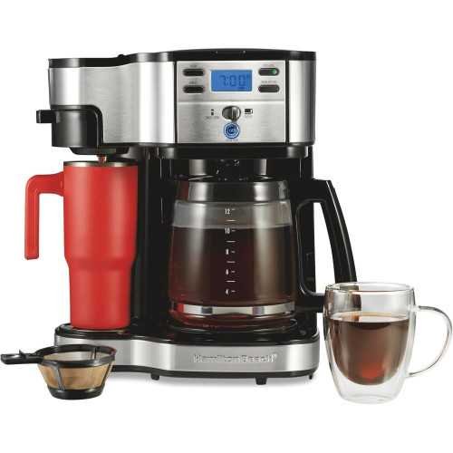 Hamilton Beach 2-Way 12 Cup Programmable Coffee Maker | TekChoice Electronics