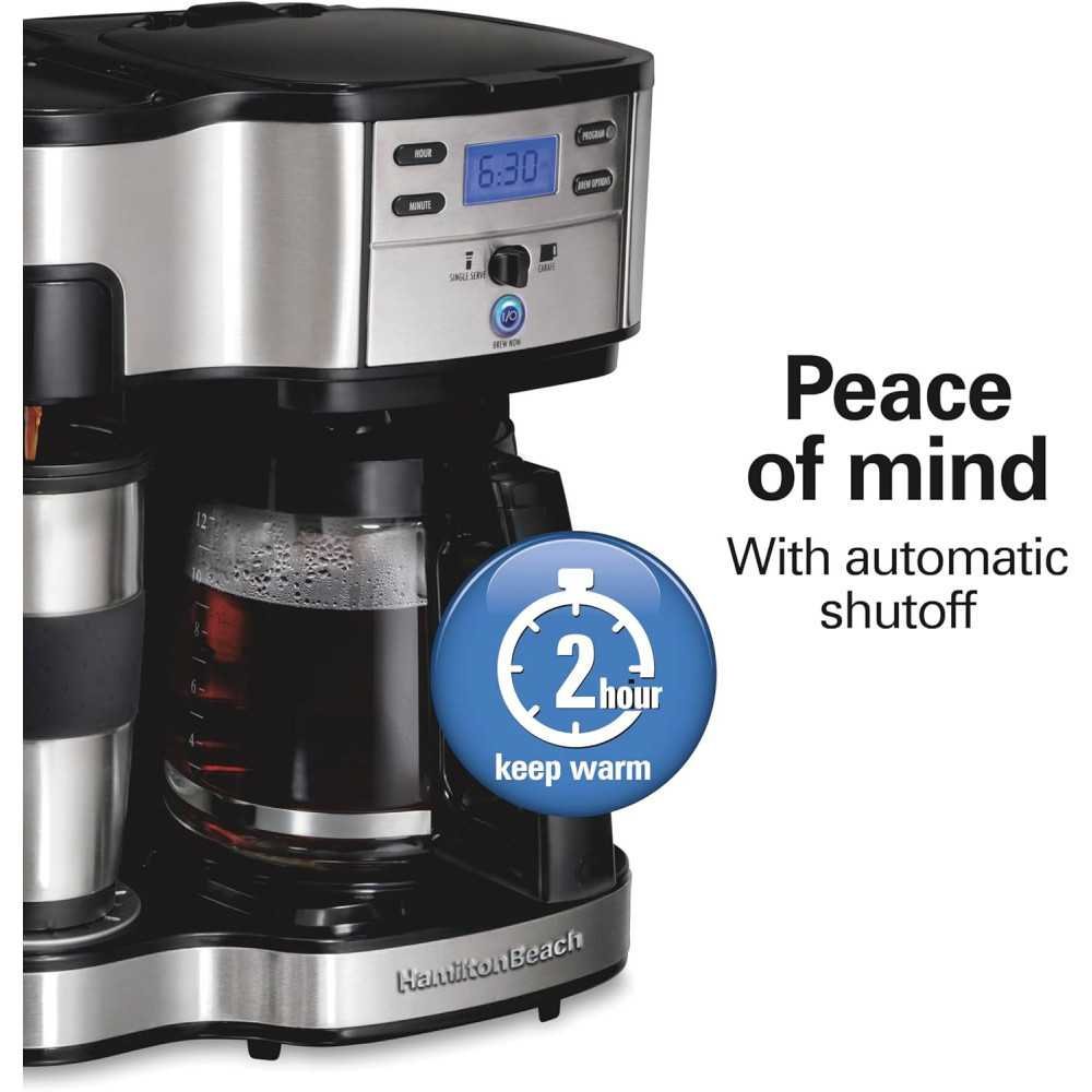 Hamilton Beach 2-Way 12 Cup Programmable Coffee Maker | TekChoice Electronics