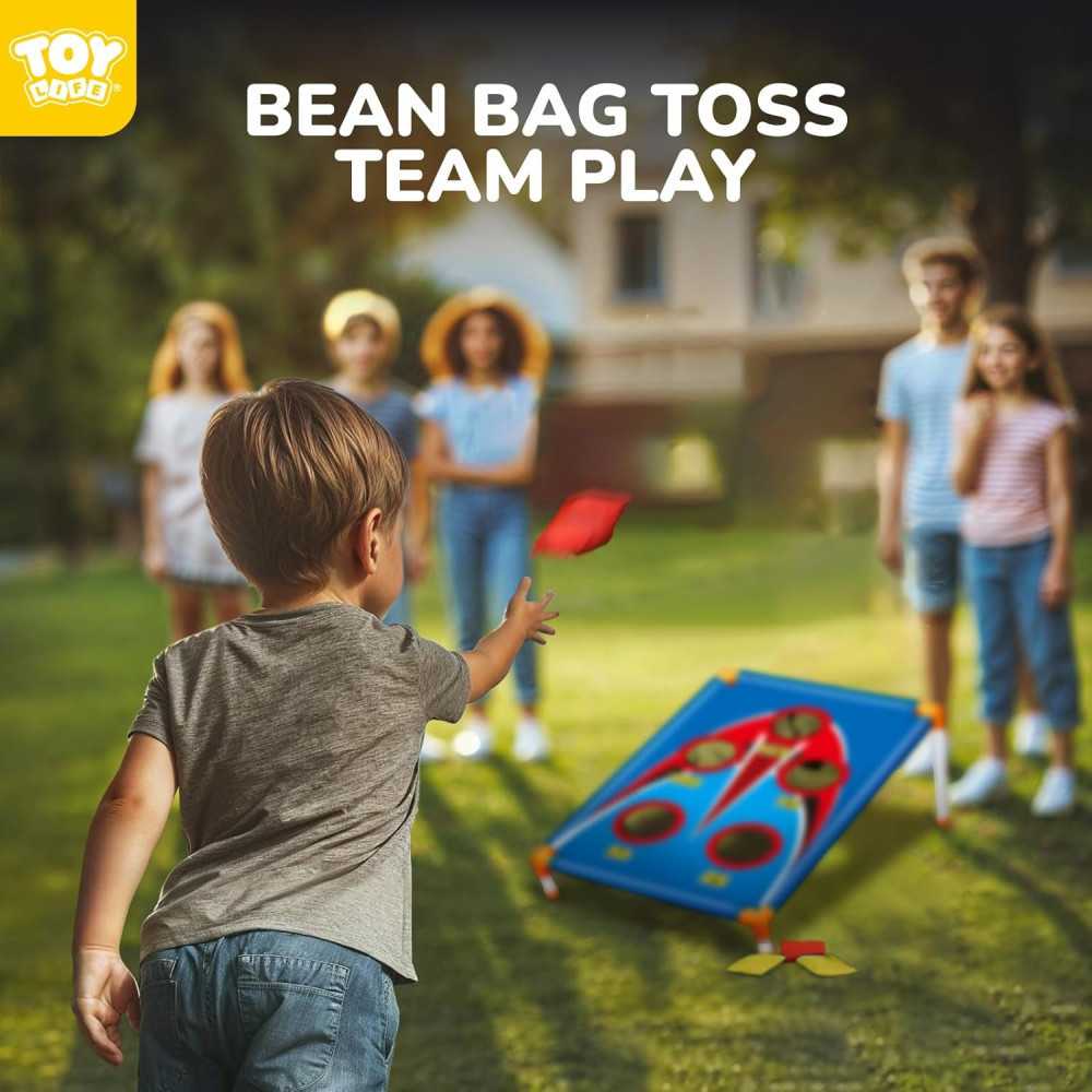 Cornhole & Bean Bags Toss Game for Kids Ages 4-8