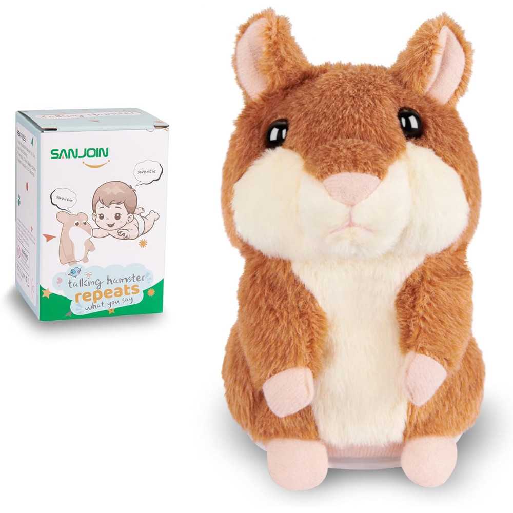 Interactive Talking Hamster Toy for Kids Ages 2-4