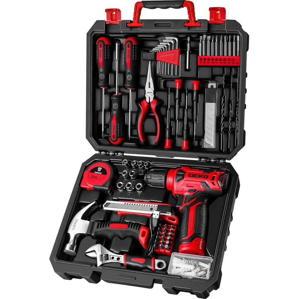 126-Piece Tool Set w/ 8V Cordless Drill