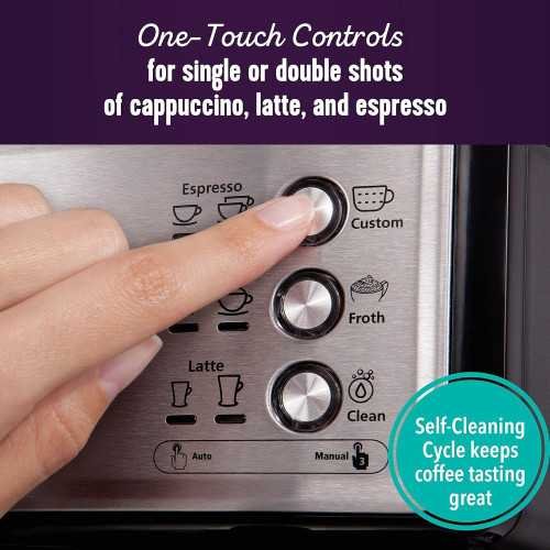 Mr. Coffee Stainless Steel Espresso and Cappuccino | TekChoice Electronics