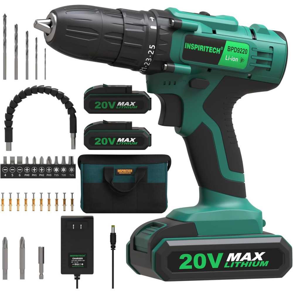 12V Cordless Drill Set: A Complete Power Drill Kit for Home Improvement Tasks