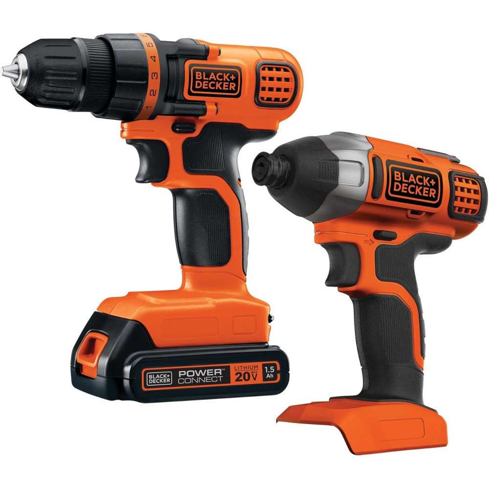 BLACK+DECKER 20V MAX Cordless Drill and Impact Driver Combo Kit