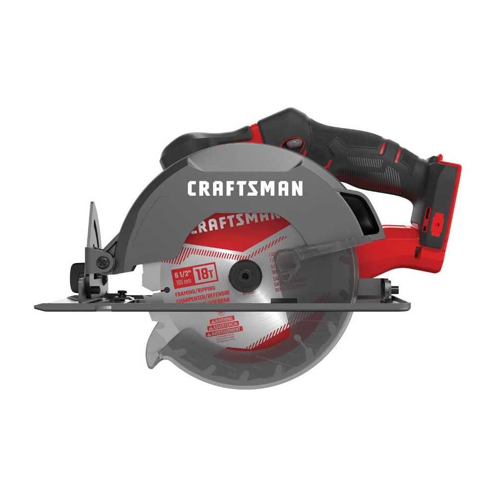 CRAFTSMAN V20 6-1/2 Inch Cordless Circular Saw