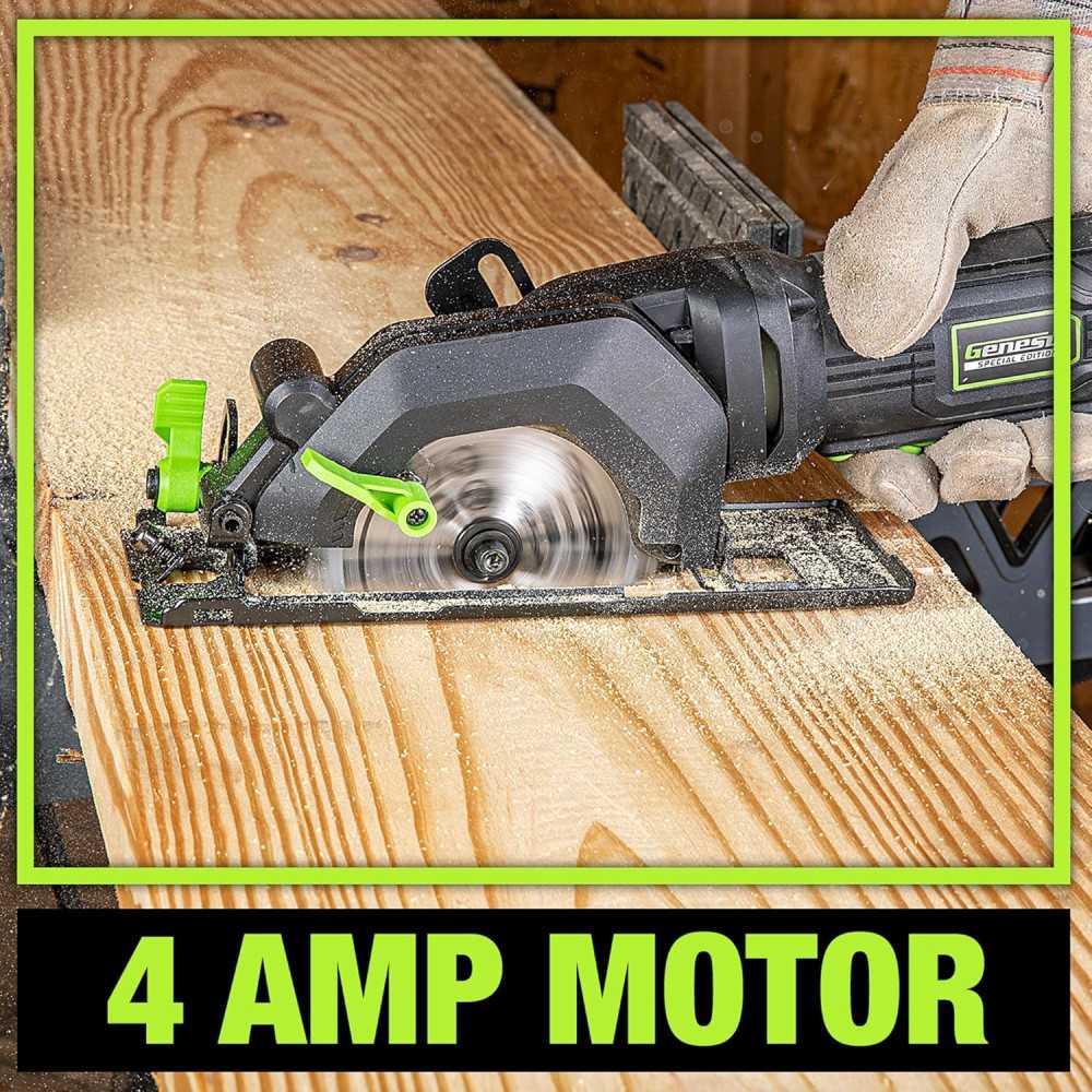 Mini Circular Saw 4.0 Amp 4-1/2 inch for Your DIY Projects