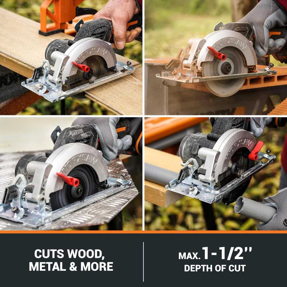 4-1/2 inch Nitro 20V Brushless Mini Circular Saw for Effortless Bevel Cuts