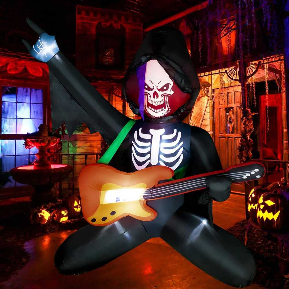 7 FT Grim Reaper Inflatable Halloween Decoration