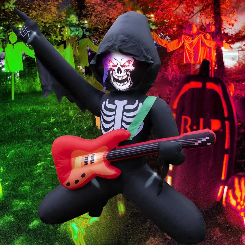 7 FT Grim Reaper Inflatable Halloween Decoration