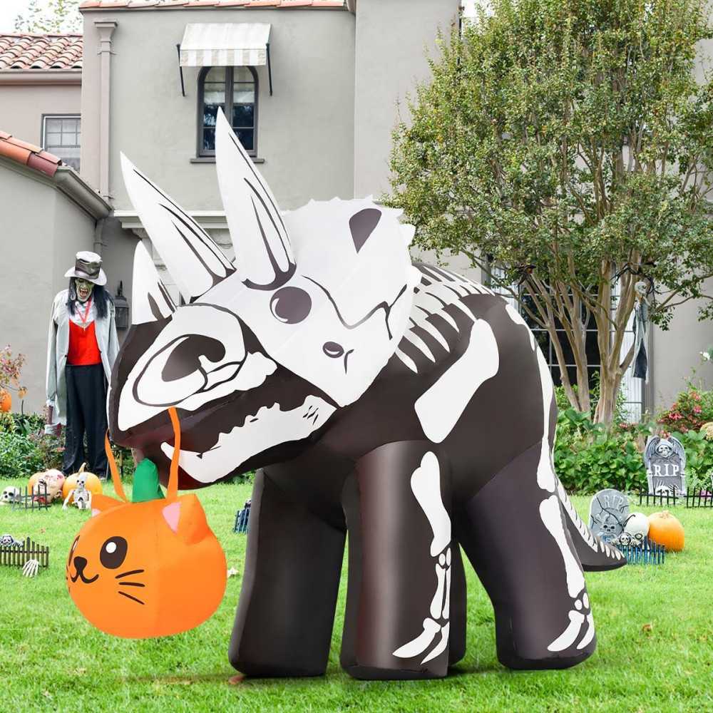 6.5 FT Inflatable Dinosaur Halloween Decoration