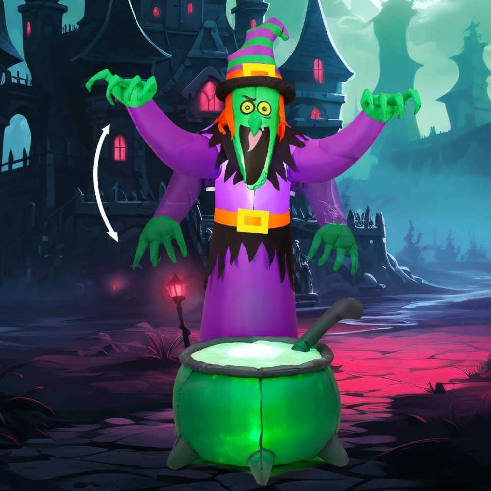 Inflatable w/ LED Lights Halloween Inflatable Decoration